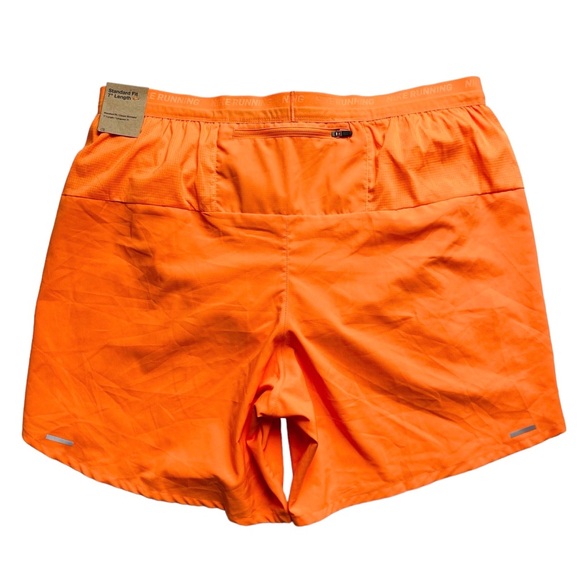 New Nike Stride 7" DriFit Running Shorts XXL Orange Brief Lined DM4761-885 - Picture 3 of 10